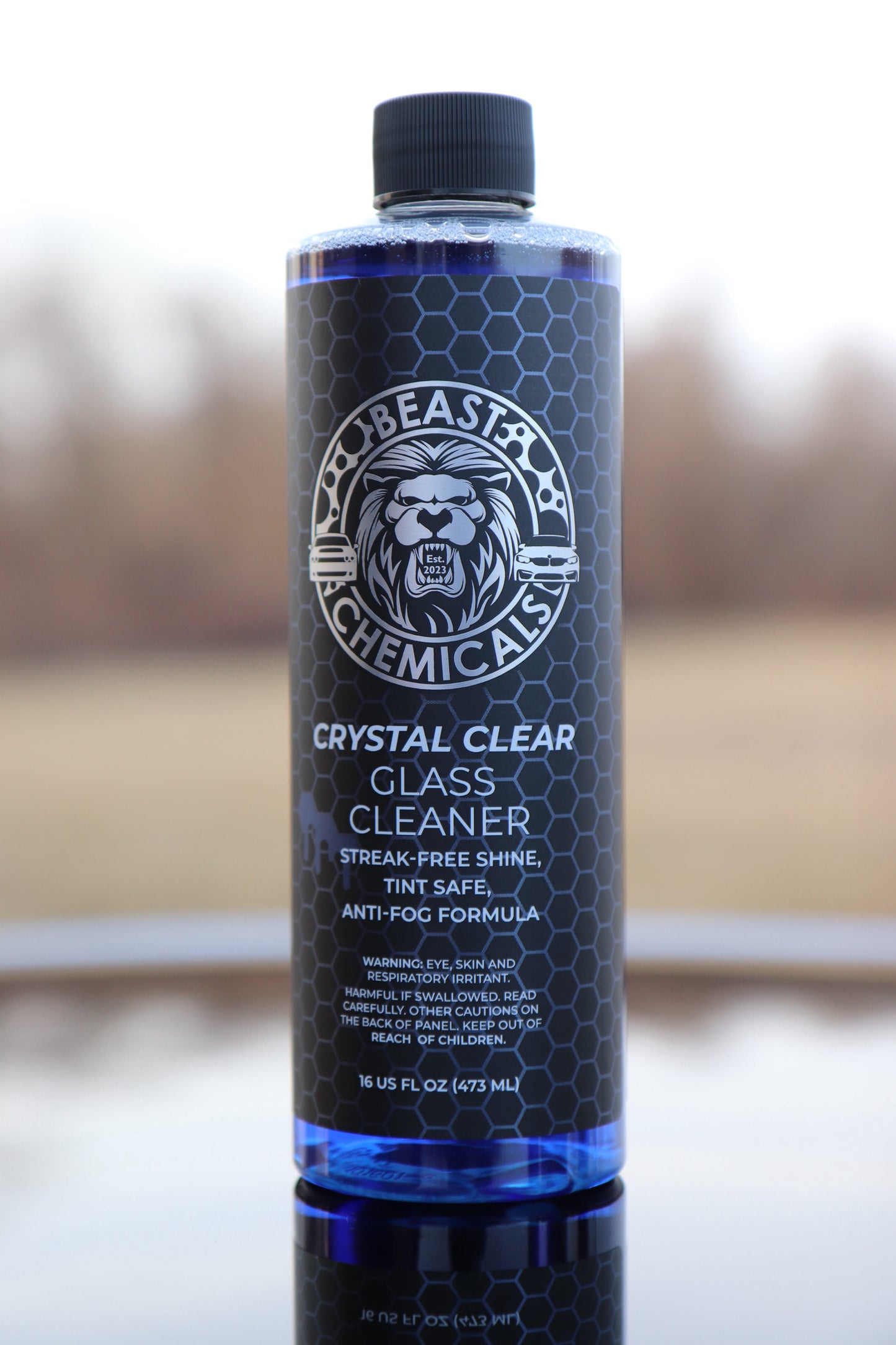 CRYSTAL CLEAR-GLASS CLEANER