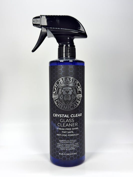 CRYSTAL CLEAR-GLASS CLEANER